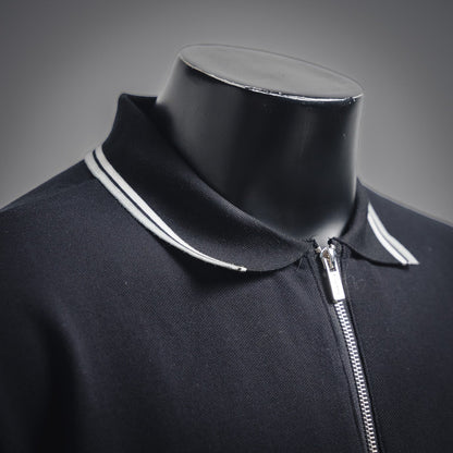 Miu 25ss zipper polo