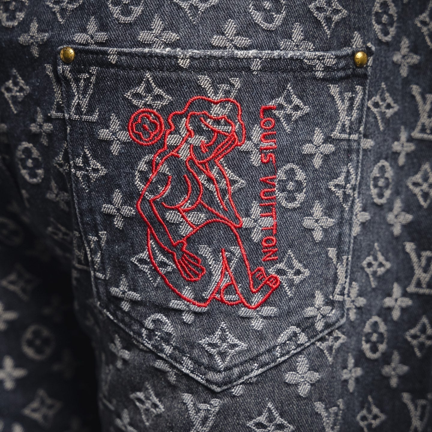 Louis jacquard jeans