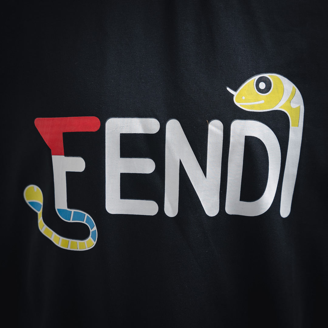 Fend print t-shirt