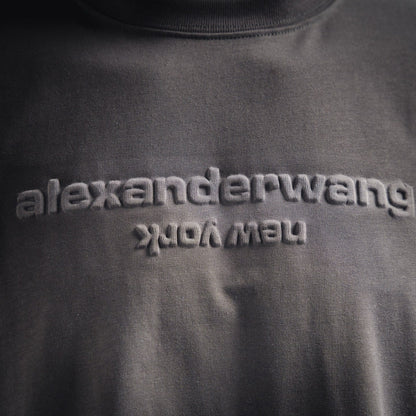 Wang 25ss embossed t-shirt