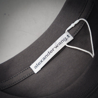 Wang 25ss embossed t-shirt