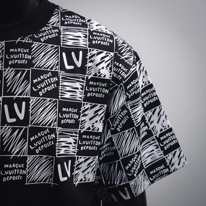 Louis 25ss printed t-shirt