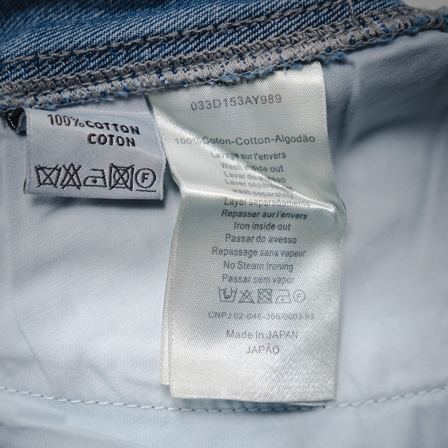 CD 24SS embroidered denim short