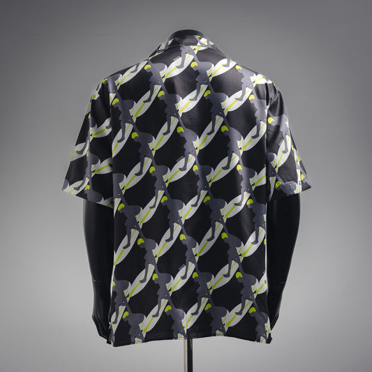Guc 25ss silk shirt