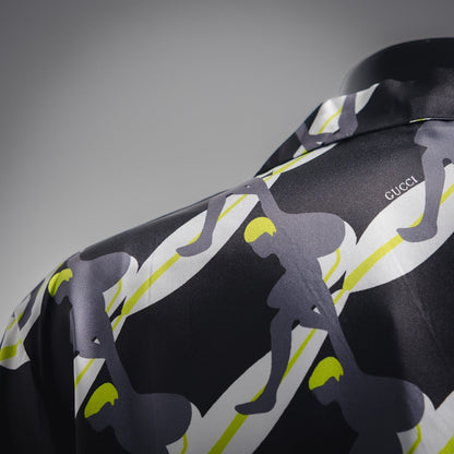 Guc 25ss silk shirt