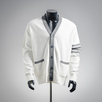 Thom 25fw embroidered cardigan