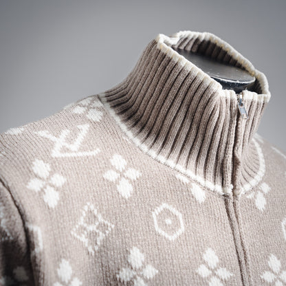 Louis  25fw jacquard cardigan