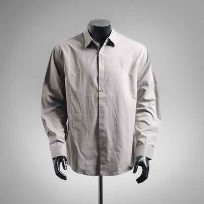 Pra  25fw embroidered shirt