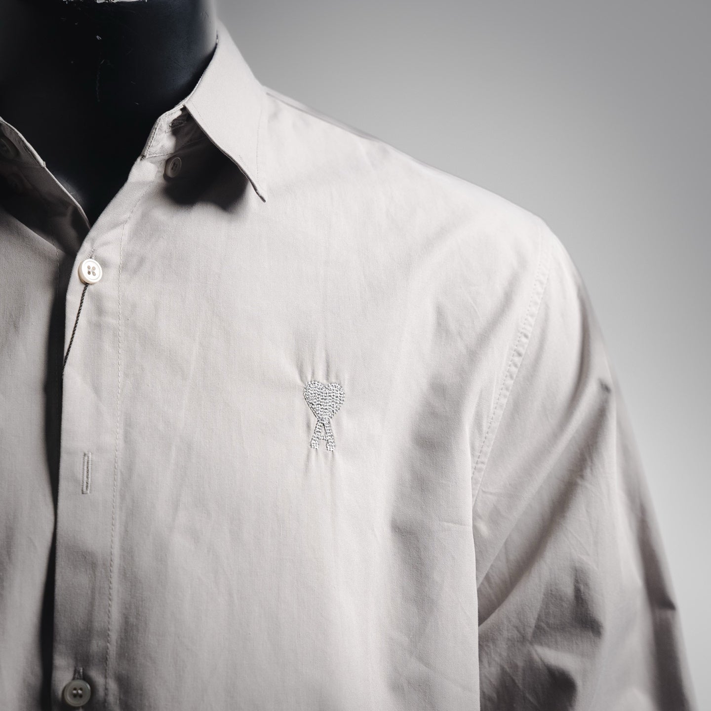 Pra  25fw embroidered shirt
