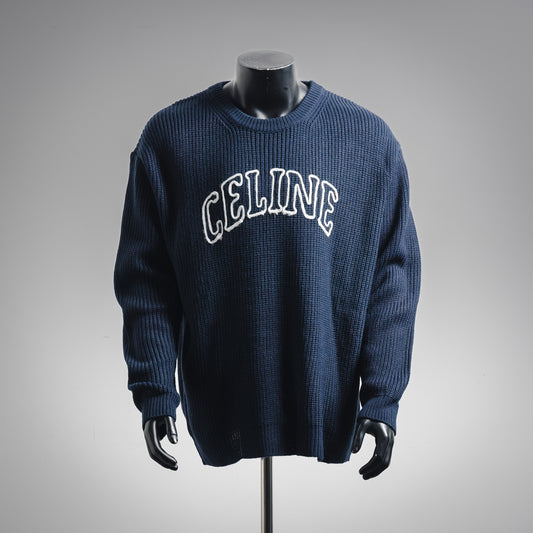 Celine 25fw embroidered hoodie