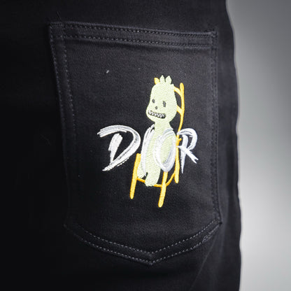 CD 25fw printed jeans