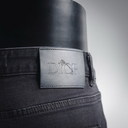CD 25fw embroidered jeans