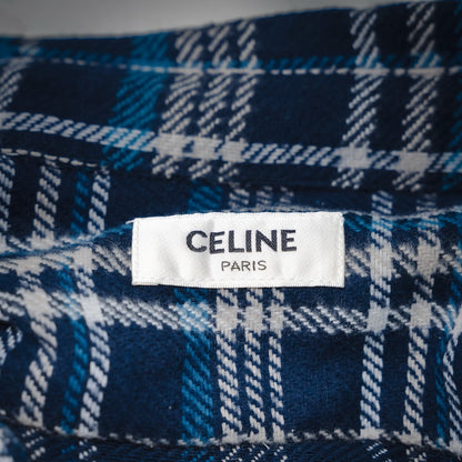 Celine 25fw plaid shirt