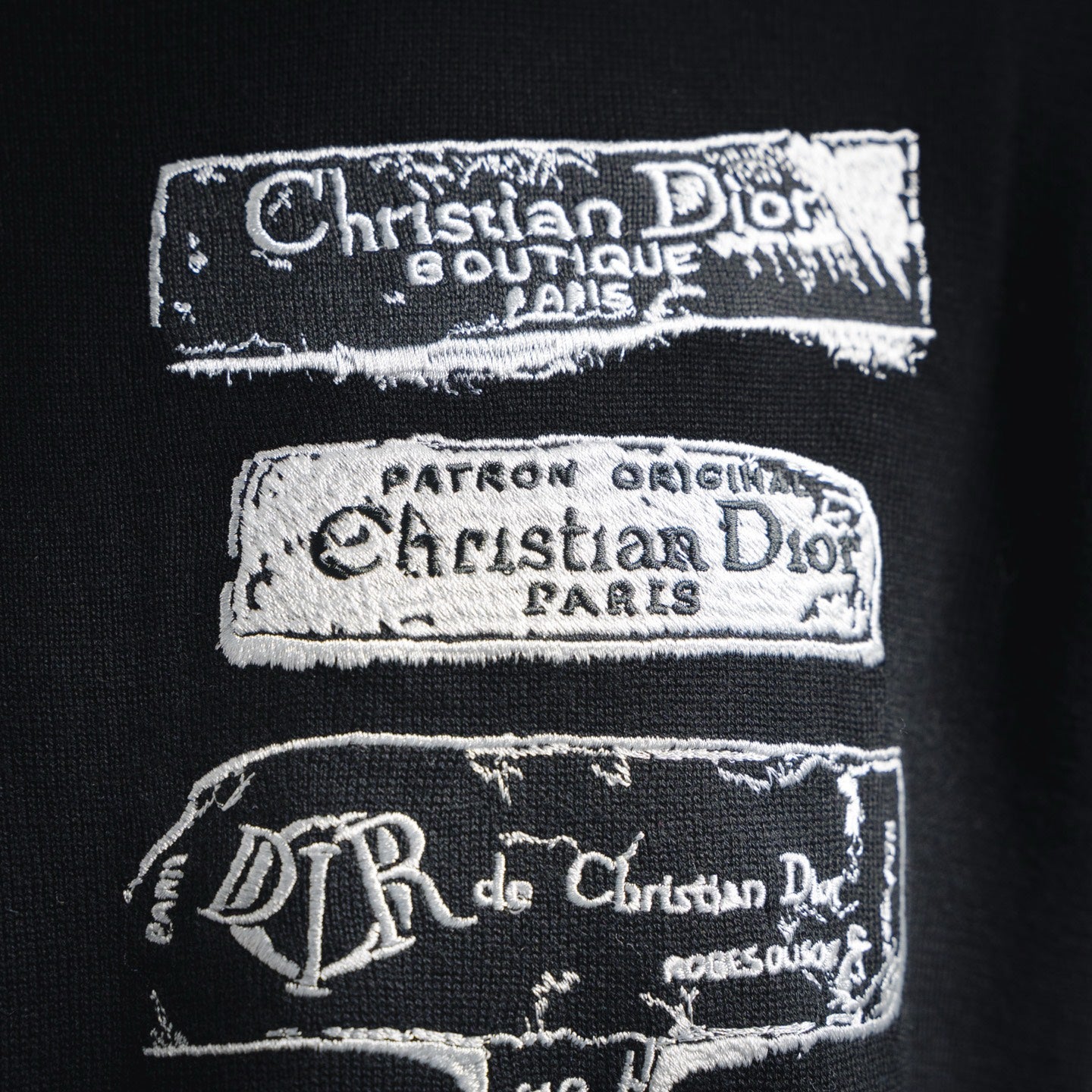 CD 25fw printed hoodie