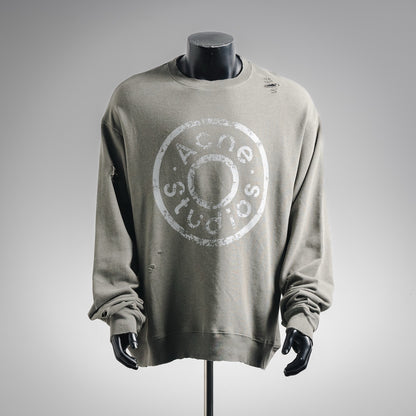 Acne 25fw printed hoodie