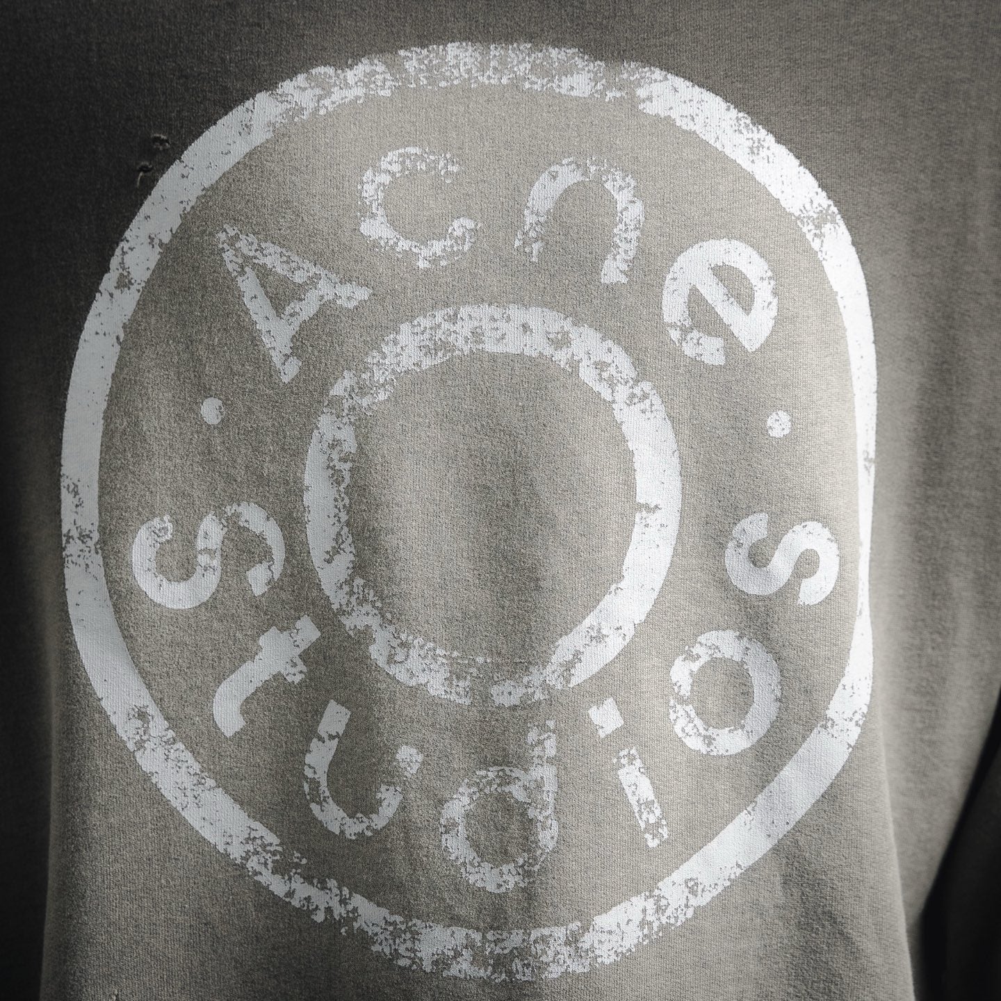 Acne 25fw printed hoodie