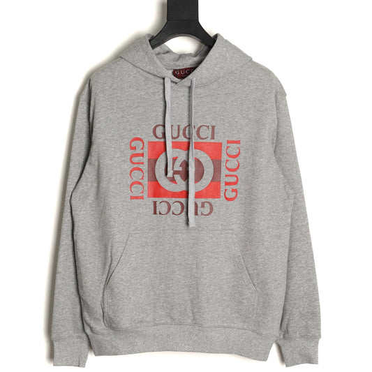 Guc 25fw printed hoodie