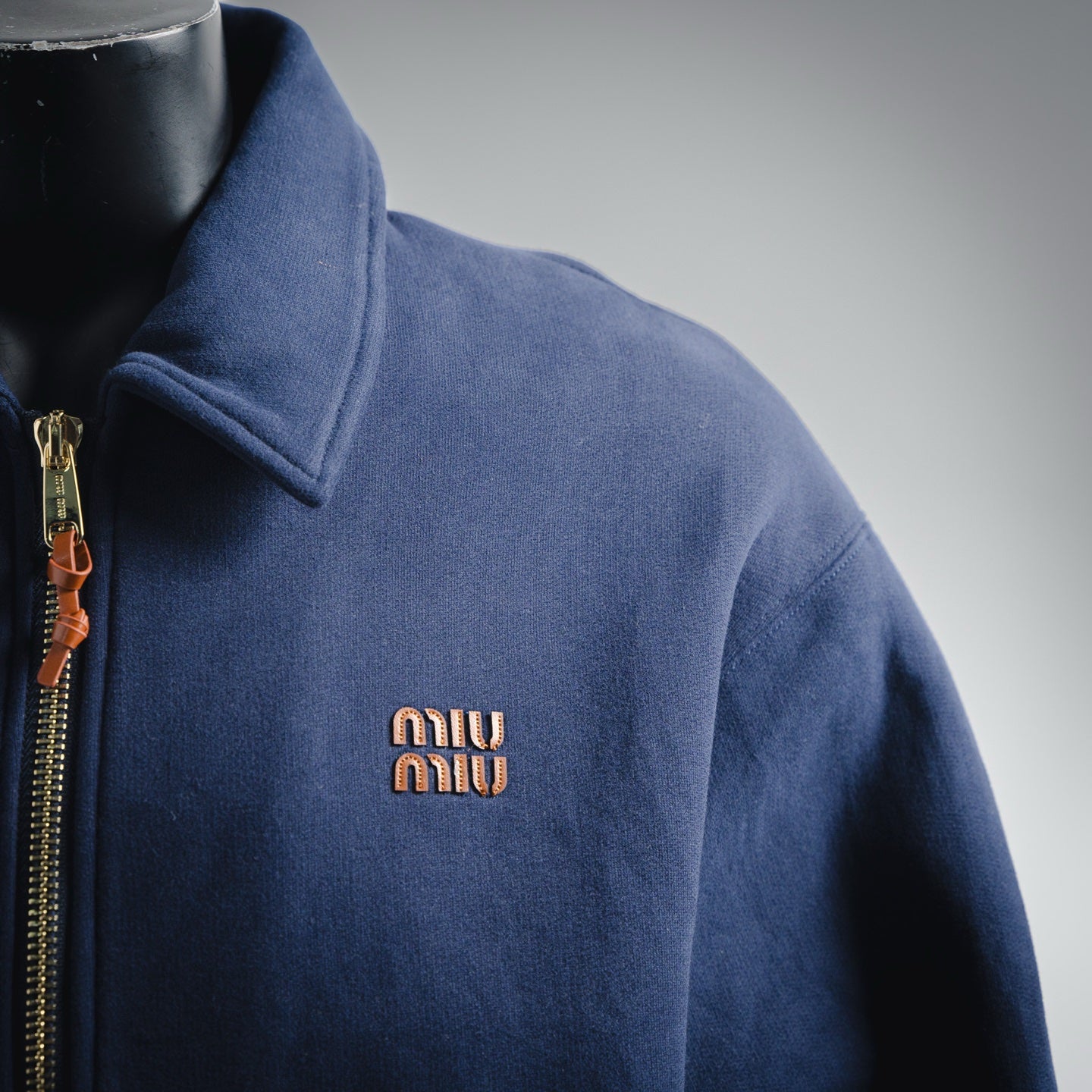 Miu 25fw knitted jacket