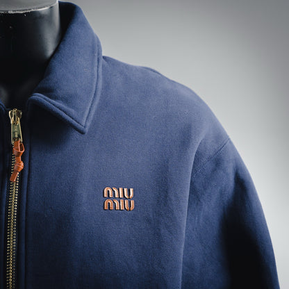 Miu 25fw knitted jacket