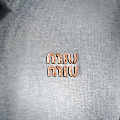 Miu 25fw knitted jacket