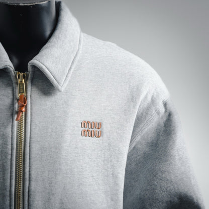 Miu 25fw knitted jacket