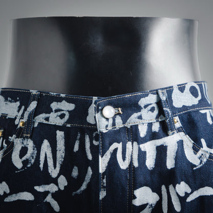 Louis 25fw grafflti jeans