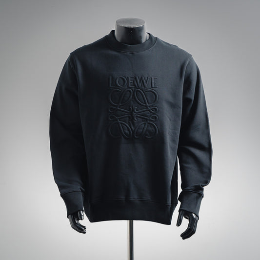 Loe 25fw embroidered hoodie