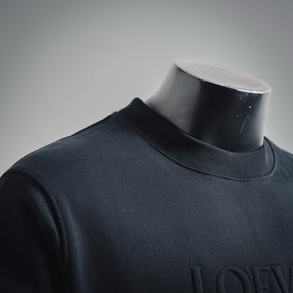 Loe 25fw embroidered hoodie
