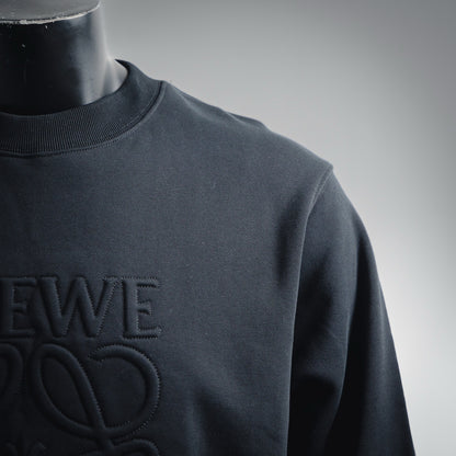 Loe 25fw embroidered hoodie