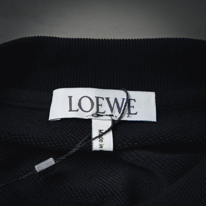 Loe 25fw embroidered hoodie