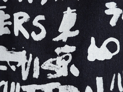 Louis 25fw grafflti jeans