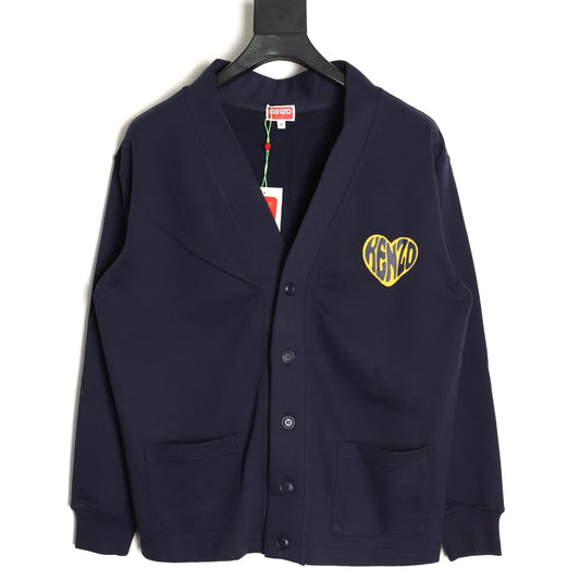Kenzo 25fw printed cardigan