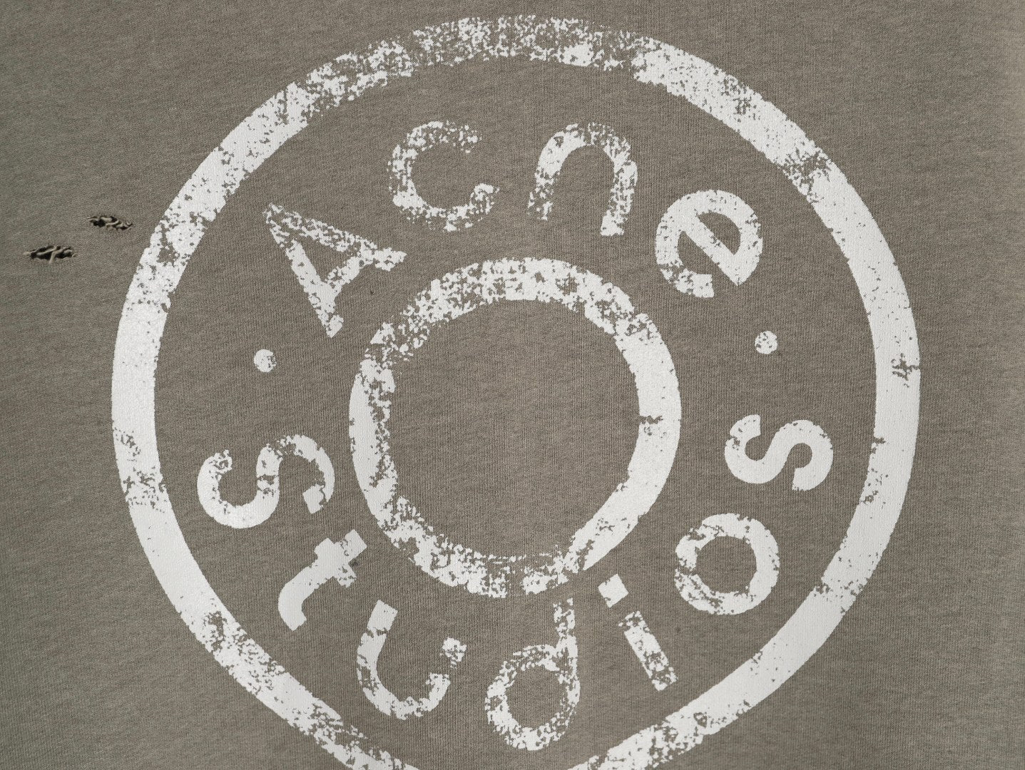 Acne 25fw printed hoodie