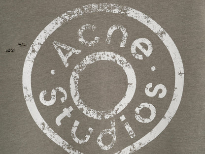 Acne 25fw printed hoodie