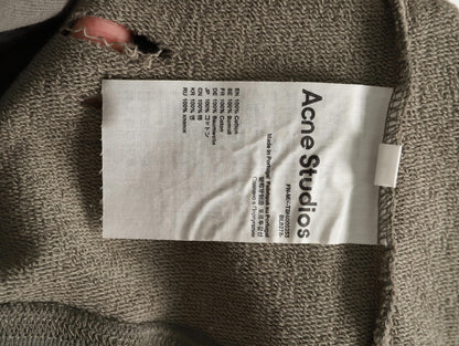 Acne 25fw printed hoodie
