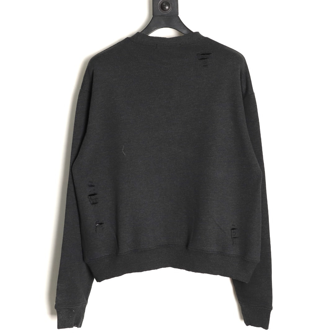 Acne 25fw printed hoodie
