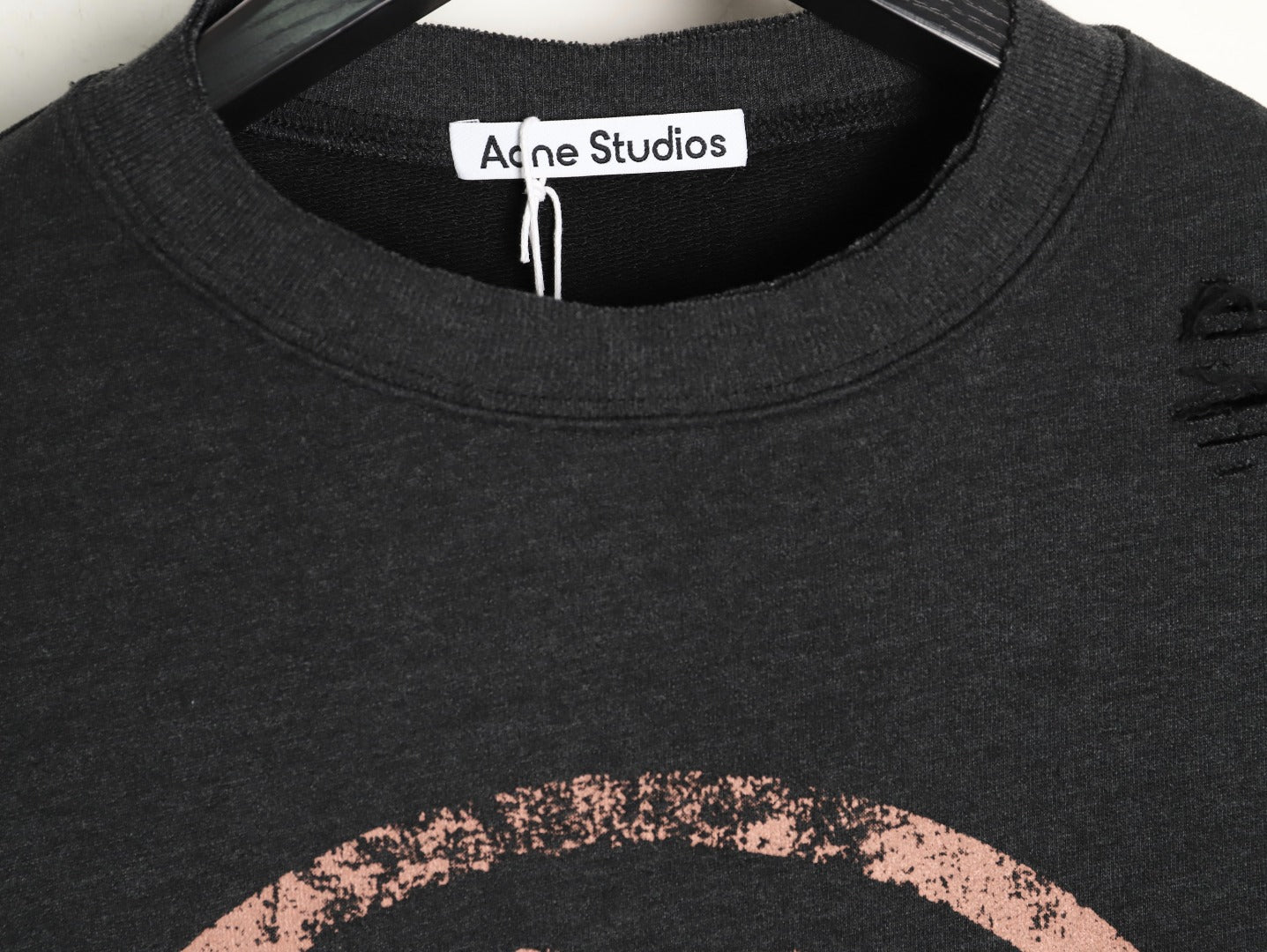 Acne 25fw printed hoodie