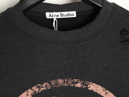 Acne 25fw printed hoodie