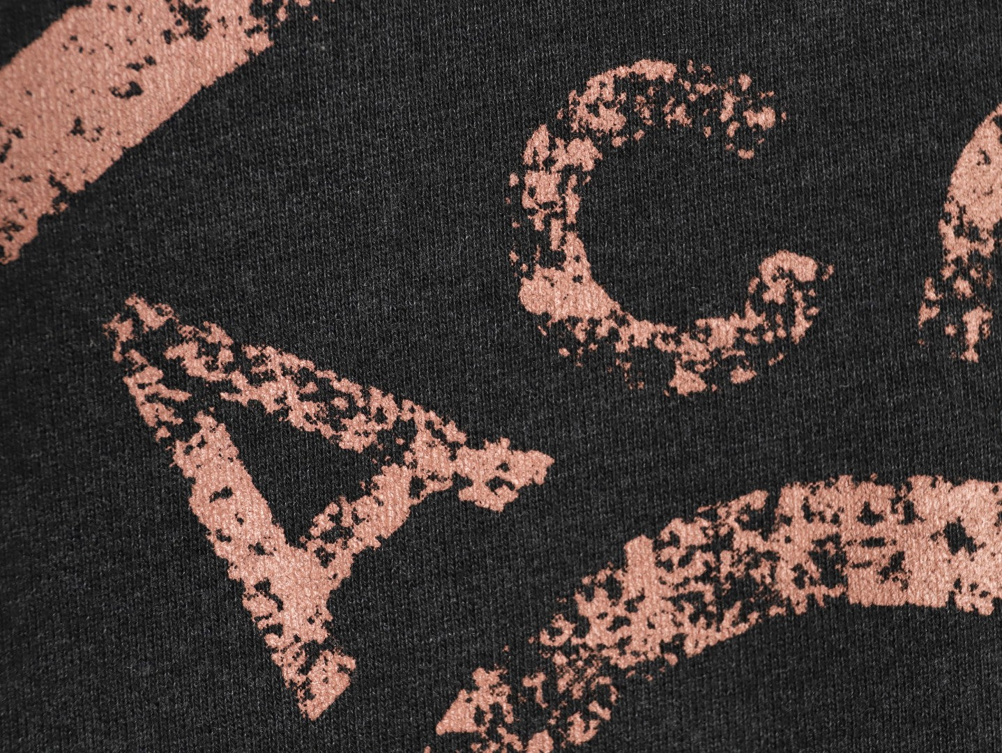 Acne 25fw printed hoodie