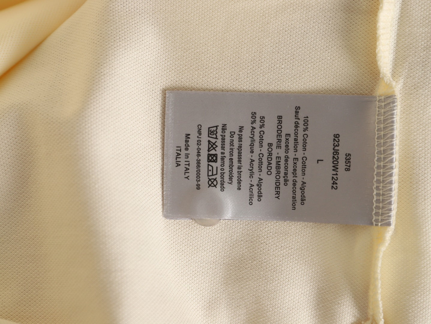 CD 25fw jacquard t-shirt