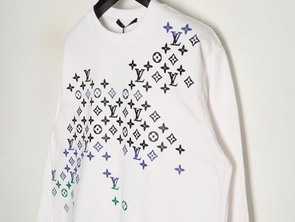 Louis 25fw printed hoodie