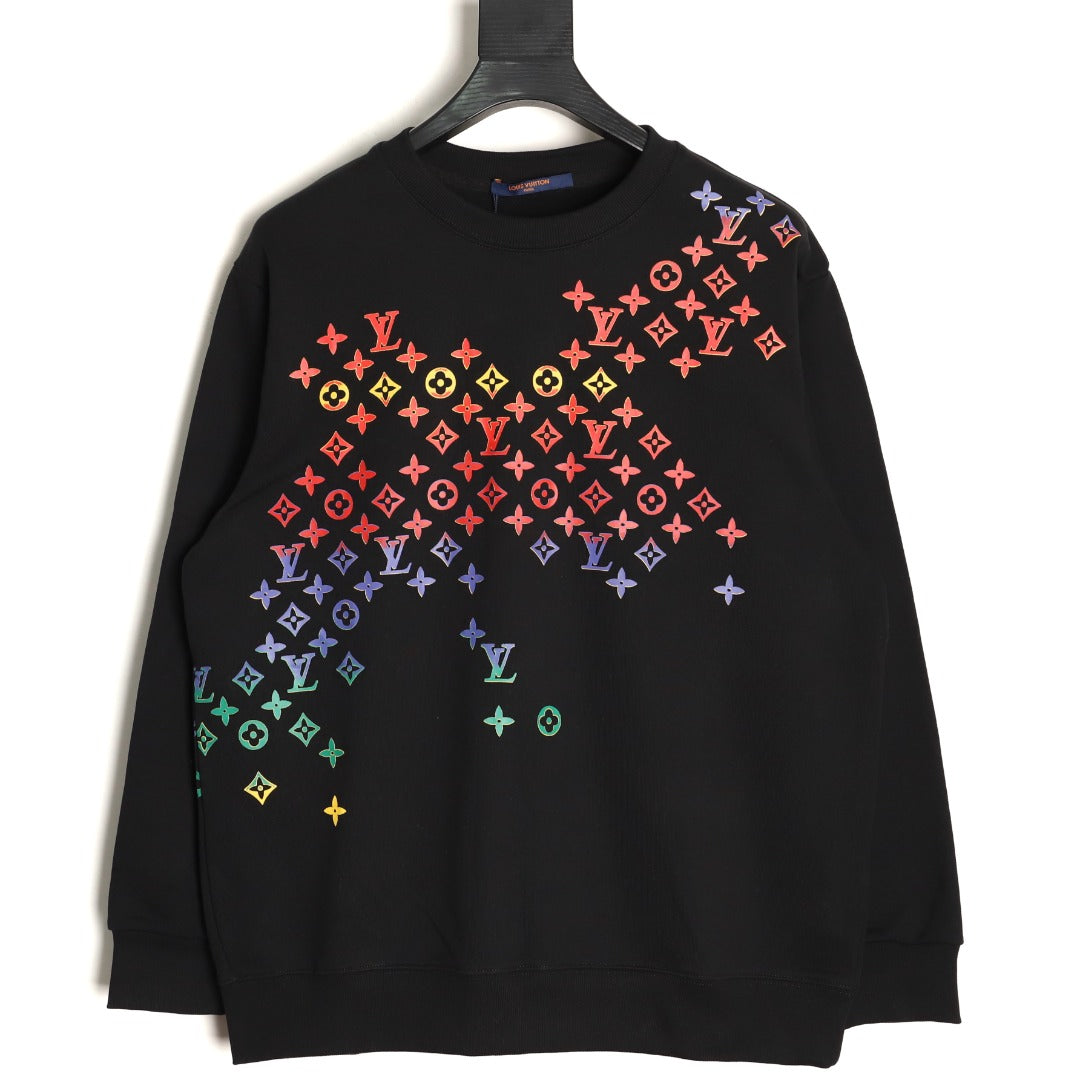 Louis 25fw printed hoodie