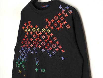 Louis 25fw printed hoodie