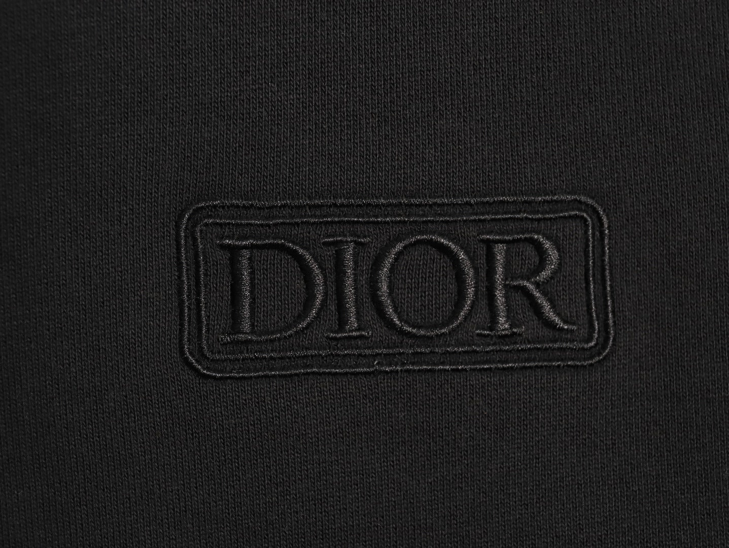 CD 25fw embroidered hoodie