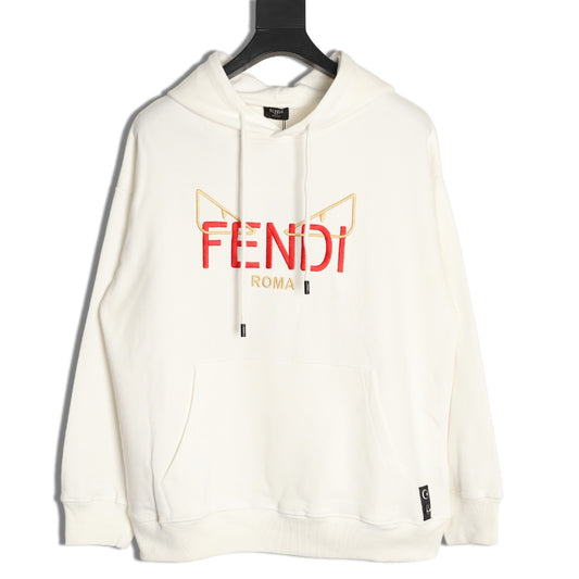 Fend 25fw embroidered hoodie