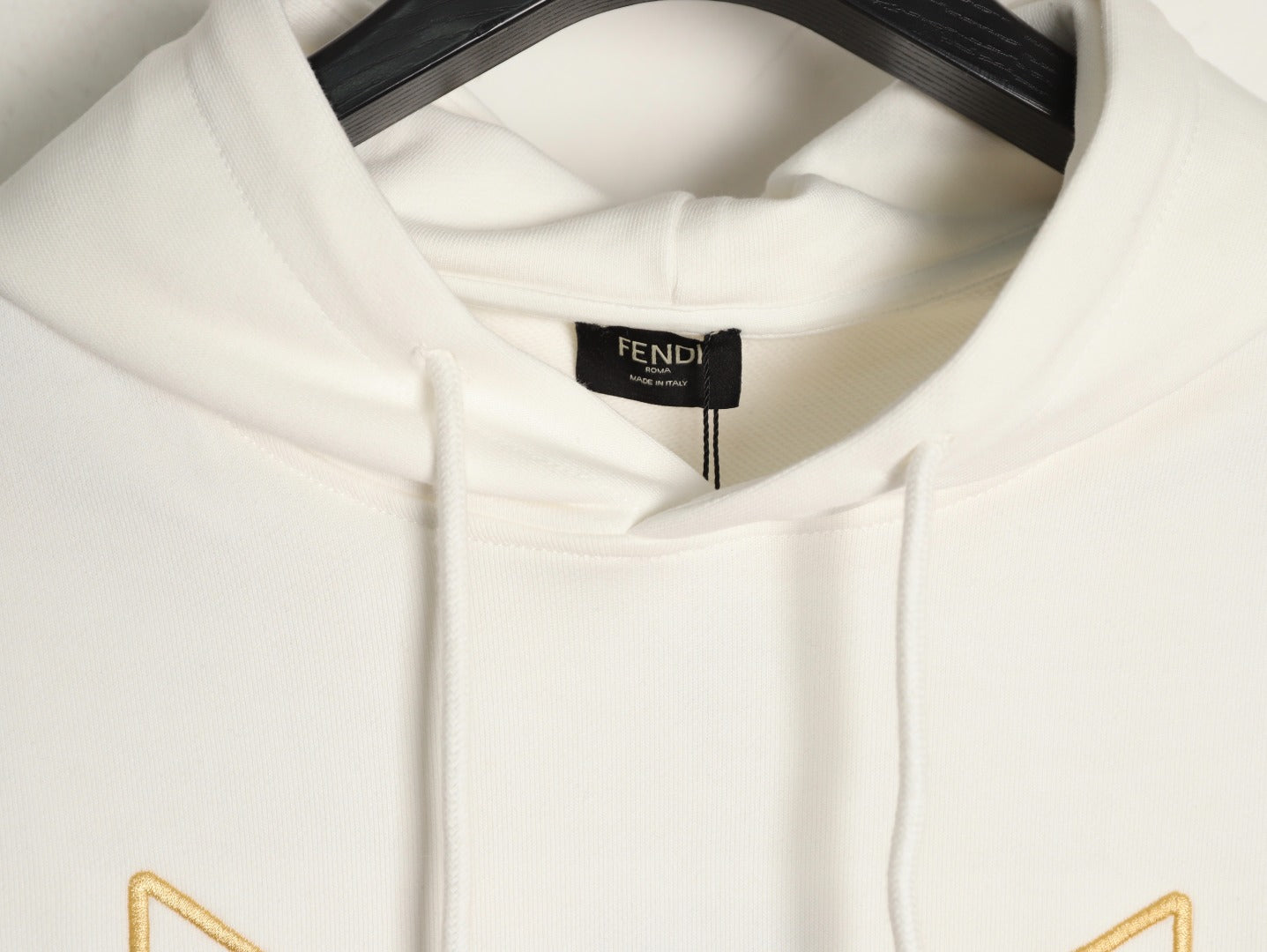 Fend 25fw embroidered hoodie
