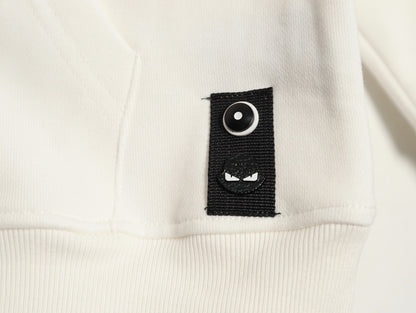 Fend 25fw embroidered hoodie