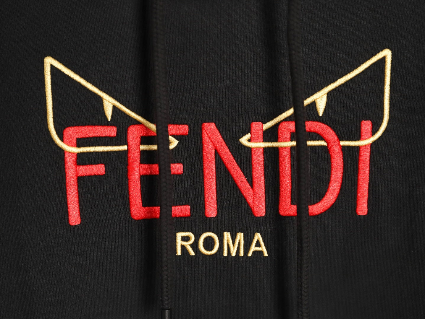 Fend 25fw embroidered hoodie