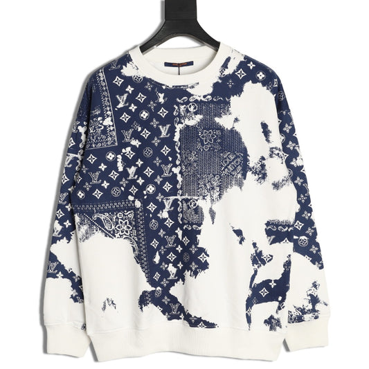 Louis 25fw printed hoodie