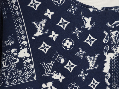 Louis 25fw printed hoodie